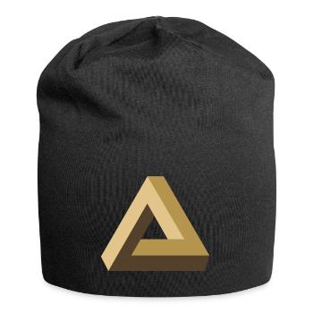 Tribar, optique, illusion, triangle, géométrie, maths - Bonnet en jersey - noir - Devant