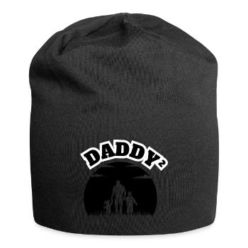 Daddy² Kid Boy Black - Jersey Beanie - black - Front