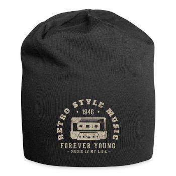 Rétro 1946 Cadeau D'anniversaire 1946 vintage 1946 - Bonnet en jersey - noir - Devant