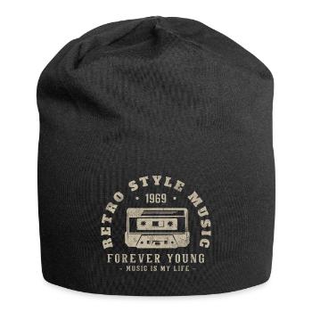 Retro 1969 Geburtstagsgeschenk 1969 Jahrgang 1969 - Jersey-Beanie - Schwarz - Vorne