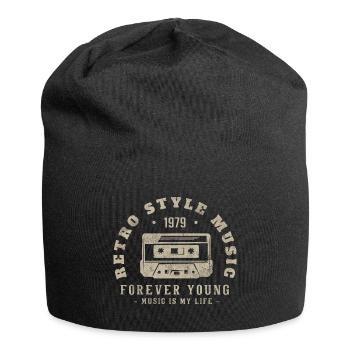 Retro 1979 Geburtstagsgeschenk 1979 Jahrgang 1979 - Jersey-Beanie - Schwarz - Vorne