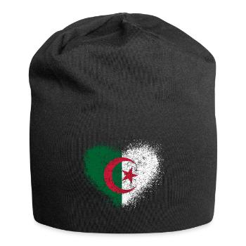 Algerien - Jersey-Beanie - Schwarz - Vorne