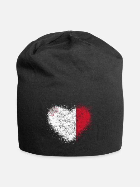 Malte - Bonnet en jersey - noir