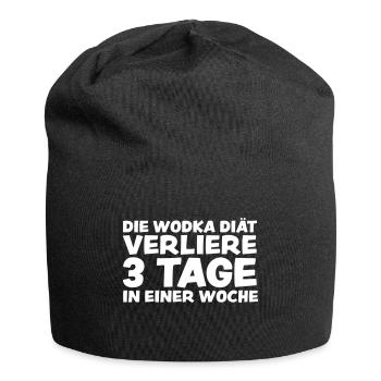 DIE WODKA DIÄT VERLIERE 3 TAGE IN EINER WOCHE - Jersey-Beanie - Schwarz - Vorne