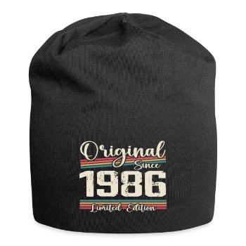 1986 Cadeau D’anniversaire Rétro Vintage 1986 - Bonnet en jersey - noir - Devant
