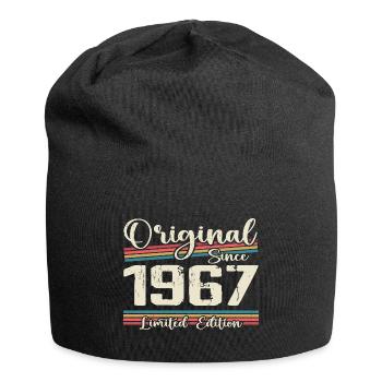 1967 Cadeau D’anniversaire Rétro Vintage 1967 - Bonnet en jersey - noir - Devant
