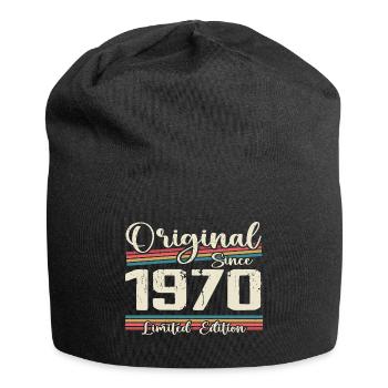 1970 Cadeau D’anniversaire Rétro Vintage 1970 - Bonnet en jersey - noir - Devant