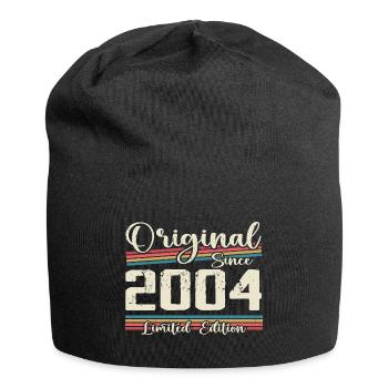2004 Cadeau D’anniversaire Rétro Vintage 2004 - Bonnet en jersey - noir - Devant