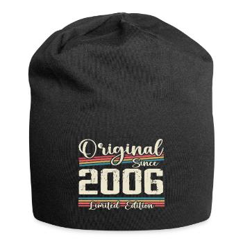 2006 Cadeau D’anniversaire Rétro Vintage 2006 - Bonnet en jersey - noir - Devant