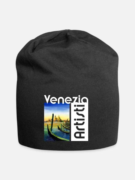 Venedig: Venezia Artisti, San Marco - Jersey-Beanie - Schwarz