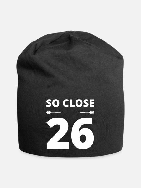 SO CLOSE - Jersey-Beanie - Schwarz