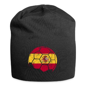 Spain Soccer Ball Fußball - Jersey-Beanie - Schwarz - Vorne
