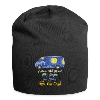 I Have No Monet For The Degas To Make The Van Gogh - Jersey Beanie - black - Front