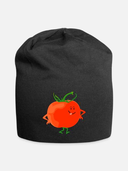 Tomate - Jersey-Beanie - Schwarz