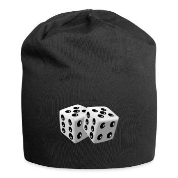 roll the dice - Jersey Beanie - black - Front
