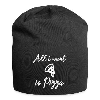 All i Want black - Jersey Beanie - black - Front