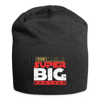 Großer Bruder - Jersey-Beanie - Schwarz - Vorne