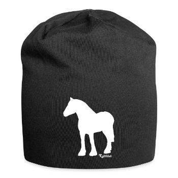 schimmel-kaltblut - Jersey-Beanie - Schwarz - Vorne