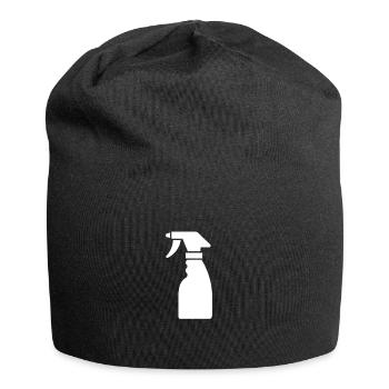Cleaning bottle - Jersey Beanie - black - Front