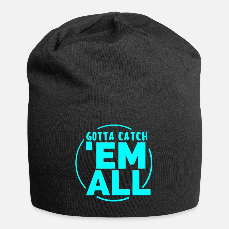 GOTTA CATH 'EM ALL - Bonnet en jersey - noir