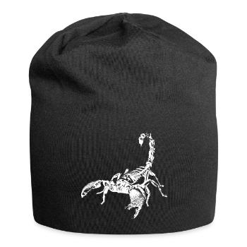 Skorpion - Jersey-Beanie - Schwarz - Vorne
