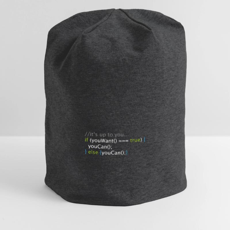 Informatik Nerd Geek Programmierer Code Jersey-Beanie