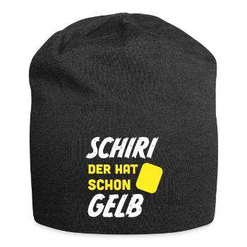 Kreisliga Fußball Trainer Geschenk Sprüche - Jersey-Beanie - Anthrazit - Vorne