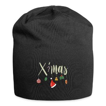 Christmas Xmas Christmas - Jersey Beanie - black - Front