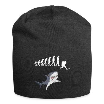 ÉVOLUTION DE LA PLONGÉE - Bonnet en jersey - charbon - Devant