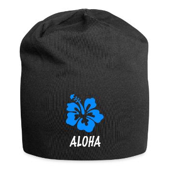 Aloha - Jersey-Beanie - Schwarz - Vorne