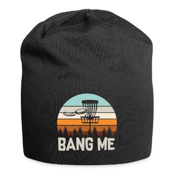 Disc golf Bang me - Bonnet en jersey - noir - Devant