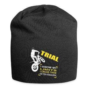Trial - Trialsport - Moto Trial - Motorcycle Trial - Jersey-Beanie - Schwarz - Vorne