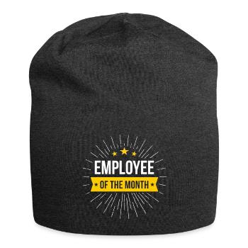 Employee of the month - Jersey Beanie - charcoal grey - Front