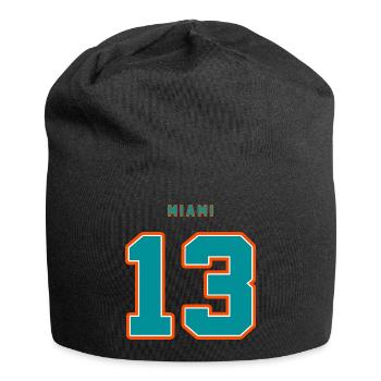 Miami Fan Shirt 13 - Jersey-Beanie - Schwarz - Vorne
