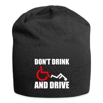 Wheelchair Humor Disabled - Jersey Beanie - black - Front