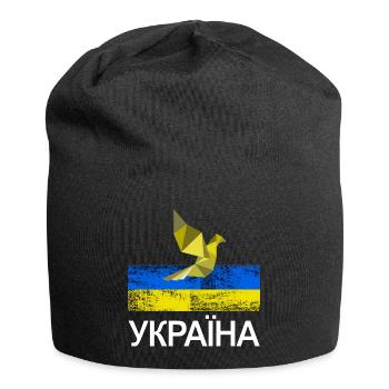 Україна - No War In Ukraine - Jersey Beanie - black - Front