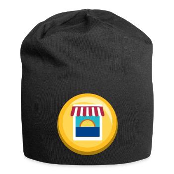 Autocollant Sunset Market - Bonnet en jersey - noir - Devant