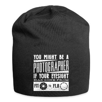 Photographie Vous pourriez être un photographe - Bonnet en jersey - noir - Devant