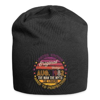 Original août 1952 70th Birthday Gift - Bonnet en jersey - noir - Devant