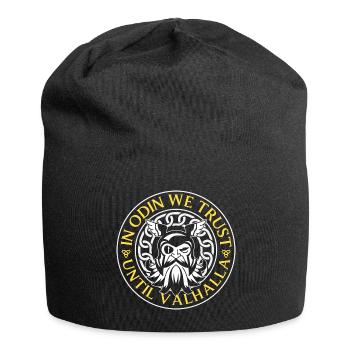 Viking God Lightning Mythology - Jersey Beanie - black - Front