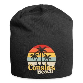 Plage de Cousins - Bonnet en jersey - noir - Devant