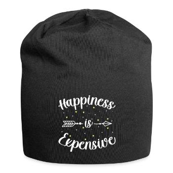 Happy Happiness Life Energy - Jersey Beanie - black - Front