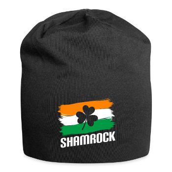 Glücklich Positiv Geld - Jersey-Beanie - Schwarz - Vorne