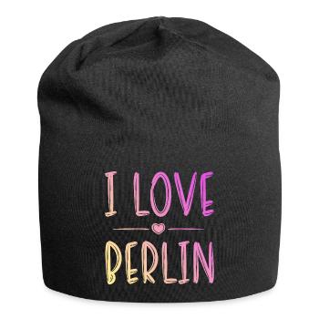 I Love Berlin - Jersey Beanie - black - Front