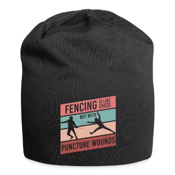 Sport Duel Fighter Sports Fencing - Jersey Beanie - black - Front