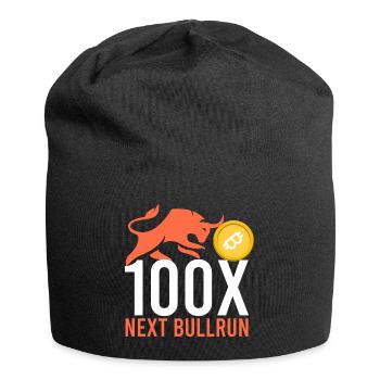 100x next Bullrun - Jersey Beanie - black - Front