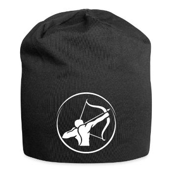 Archery Bow Arrow Archery Target - Jersey Beanie - black - Front