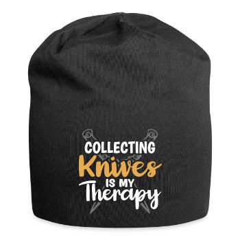 Butcher Knife Knife Knife Collector - Jersey Beanie - black - Front