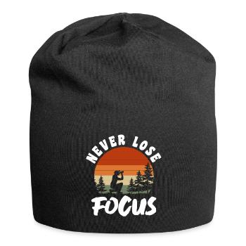 Fotografie Spiegelreflex Digitalkamera - Jersey-Beanie - Schwarz - Vorne