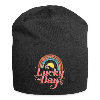 Lucky Day - Jersey Beanie - charcoal grey - Front